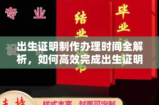 苓雅出生证明制作办理时间全解析，如何高效完成出生证明申请？