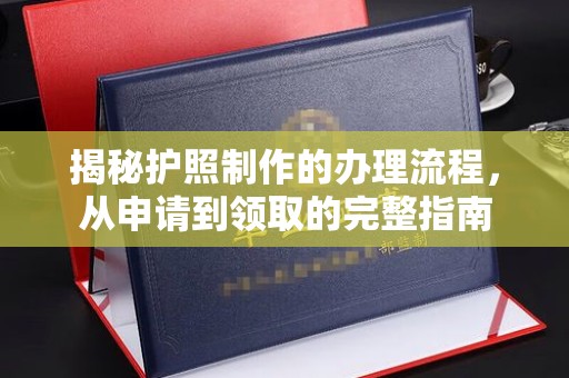 苓雅揭秘护照制作的办理流程，从申请到领取的完整指南