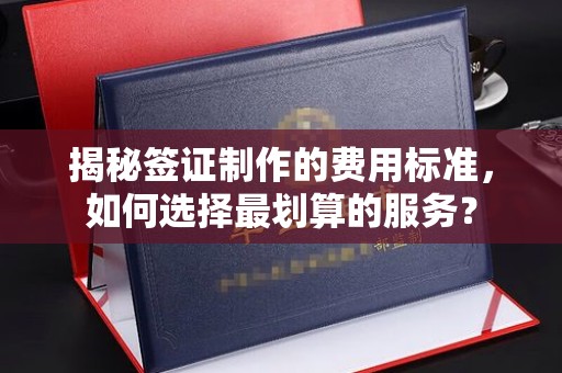 苓雅揭秘签证制作的费用标准，如何选择最划算的服务？