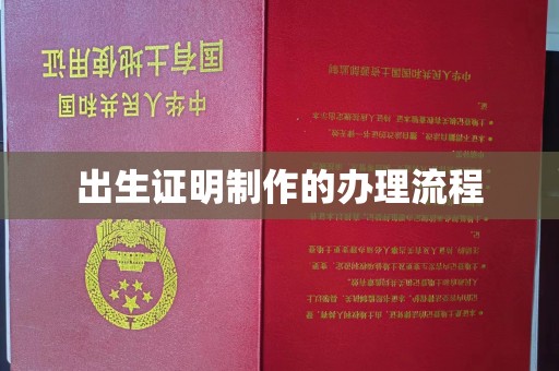 苓雅出生证明制作的办理流程