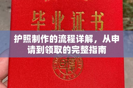 苓雅护照制作的流程详解，从申请到领取的完整指南