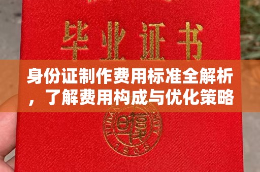 苓雅身份证制作费用标准全解析，了解费用构成与优化策略